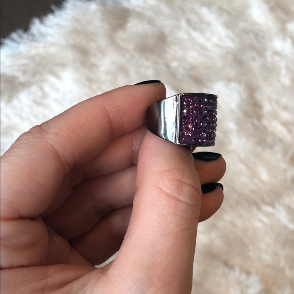 Purple Studded Ring - Picture 3 of 5